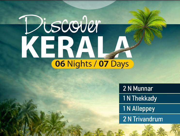 Discover Kerala 06 Nights/07 Days